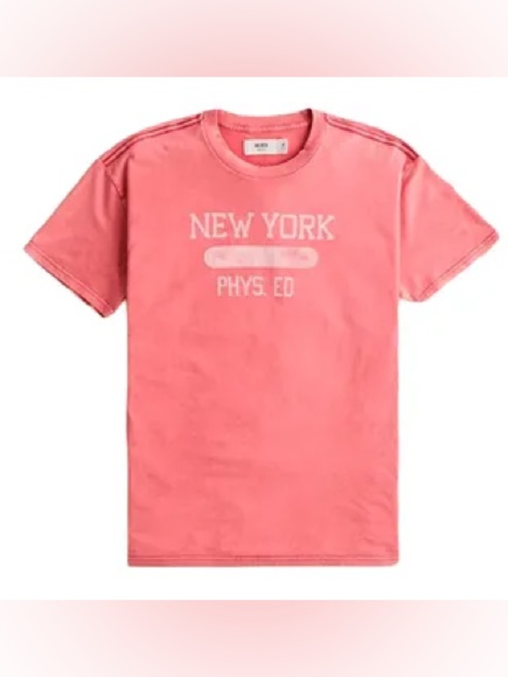 ⭐️Hollister Coral Pink Crewneck Tee⭐️